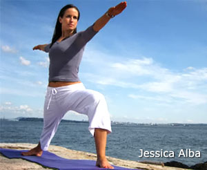 Jessica Alba told Lucky (magazine): “Prenatal yoga is really good. I have a bad back and bad knees and it really prepares your body. The more limber you are and the stronger you are, the easier your birth. And isn’t that what everybody wants?”