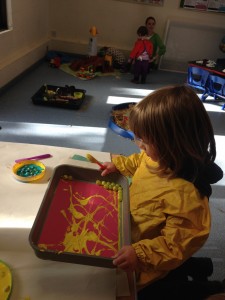 Marble painting 