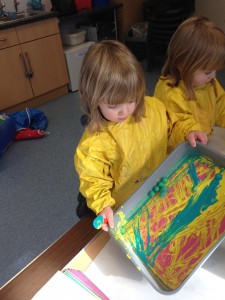 Marble painting 
