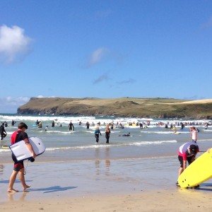 Polzeath beach 