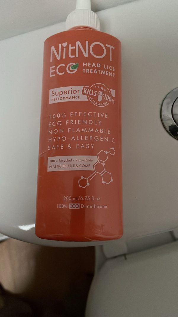 Treatment for nits. Kills lice and eggs