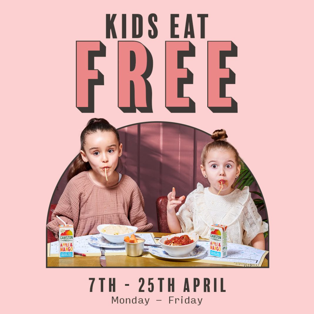 Kids eat free at Easter
